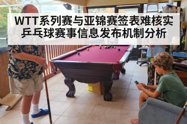 WTT系列赛与亚锦赛签表难核实 乒乓球赛事信息发布机制分析